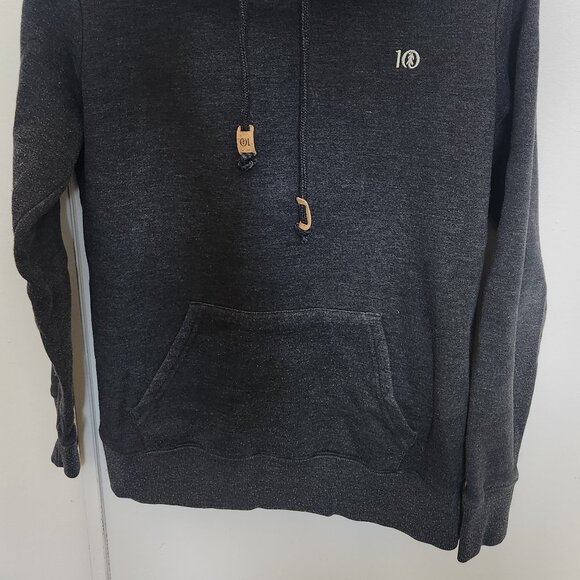 tentree Embroidery Logo Hoodie - Meteorite Black Heather - Picture 2 of 9